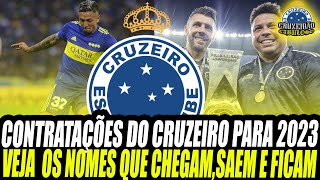 Contratações do Cruzeiro para 2023 veja quem chega quem sai e quem fica [upl. by Wartow]