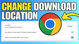 Tow To Change Google Chrome Download Location [upl. by Felder16]