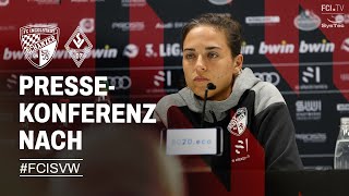 Schanzer Pressekonferenz nach FC Ingolstadt 04 vs SV Waldhof Mannheim [upl. by Marquita]