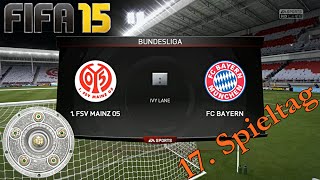 FIFA 15  FC Bayern München gegen 1FSV Mainz 05 17 Spieltag ◄FCB 31► [upl. by Sucramad705]