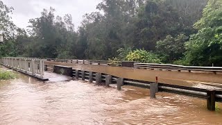 Wyong River Flooding 20 March vs 21 March 2021  2 days of rain NSW Australia [upl. by Seiber]