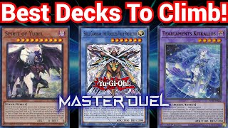 Best Decks for Climbing in Master Duel August 2024  New Top Deck [upl. by Stortz]