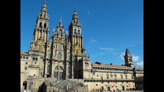 Jakobsweg live in Spanien  Die letzten 1000 Meter zur und in die Kathedrale von Santiago [upl. by Kristoffer]