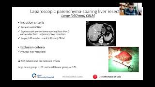 LAPAROSCOPIC PARENCHYMA SPARING LIVER RESECTION FOR LARGE COLORECTAL CANCER METASTASES mp4 [upl. by Peckham]