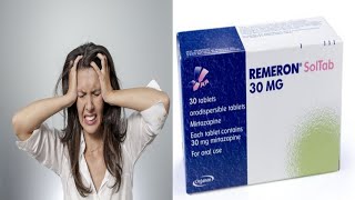 Remeron mirtazapine tablet uses side effects warning and dosage [upl. by Anuait]