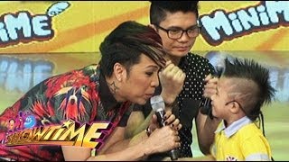 MiniME contestants hits pick up line to Vice Ganda [upl. by Ecinaej]