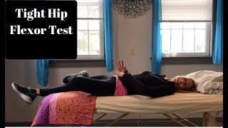 Test For Tight Hip Flexors [upl. by Atilahs]