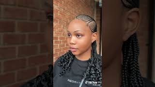 Cute hairstyle on a fine girl trending trendingshorts tiktok [upl. by Calesta]