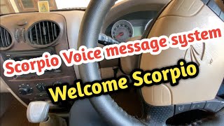 Mahindra Scorpio Voice Assist  5 Features of Voice assist  welcome message from mahindra scorpio [upl. by Ffoeg]