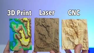 How to create 3D Topographical Terrain using the Snapmaker 20 A350 [upl. by Bowen955]