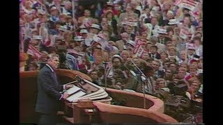 President Reagans Acceptance Speech at the Republican National Convention August 23 1984 [upl. by Portia]