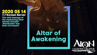 Aion daily life  Altar of Awakening easy Ara Infernalia  아이온 각성의 제단 쉬움 [upl. by Idelle109]