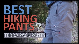 BEST HIKING PANTS  MONTANE TERRA PACK PANTS REVIEW [upl. by Miun]