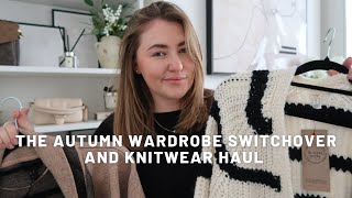 THE AUTUMN WARDROBE SWITCHOVER AND KNITWEAR HAUL  PetiteElliee Vlogs [upl. by Suk]