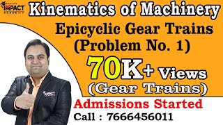 Epicyclic Gear Trains Problem No 1  Gear Trains  KOMTOM  freeengineeringcourses zafarsir [upl. by Pylle]