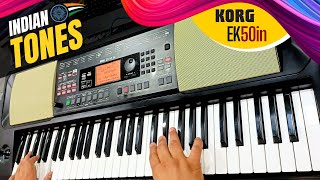 🇮🇳 Indian Tones  KORG EK50IN [upl. by Rosy]