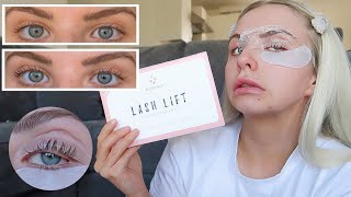 I Tried A Lash Lift Kit From ICONSIGN  Does It Really Work [upl. by Egroeg]