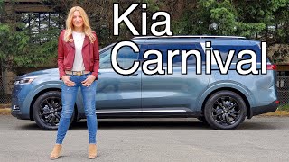 2022 Kia Carnival review  Van or SUV Have a look [upl. by Noiramed]