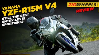 Yamaha R15 v4 Road Test Review  Performance Specifications Top Speed Price amp More  ZigWheels [upl. by Arika]