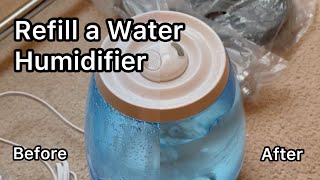 How to Refill a Water Humidifier [upl. by Vidal]