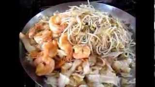 fideo chino de arroz facil de preparar 虾炒河粉 [upl. by Ydoow]