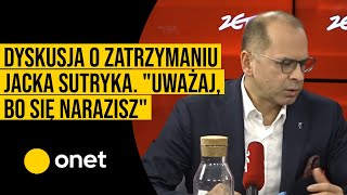 Zatrzymanie Jacka Sutryka quotByć może w sprawie Collegium Humanum byliśmy naiwniquot [upl. by Saunders]