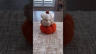 crochet crochetinglove crochetprojects pumpkins crocheting crochetpattern halloween fall [upl. by Yajnas]