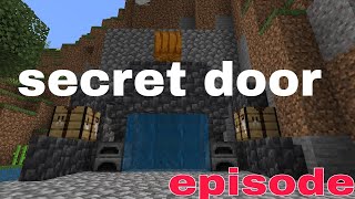 secret door Minecraft survival series episode 4 [upl. by Ppilihp300]