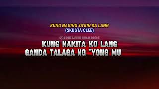 KUNG NAGING SAKIN KA LANG SKUSTA CLEE NEW SONG LYRICS VIDEO [upl. by Imar]