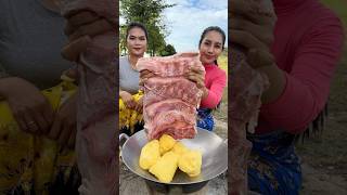 How to crispy pork with butter recipe shortvideo shorts cooking food recipe [upl. by Melburn332]