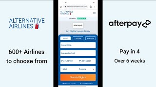 Afterpay Tutorial How to Buy Flights with Afterpay in Just a Minute [upl. by Gabriel]