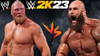 Brock Lesnar vs Braun Strowman [upl. by Cilegna]