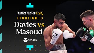 BITTER RIVALS GO TO WAR 🔥🥊  Liam Davies vs Shabaz Masoud  Fight Night Highlights DaviesMasoud [upl. by Nitsirhc]