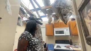 Florida family returns home after Milton rips off roof [upl. by Romo]