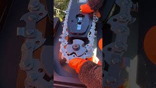 WORX WG 350E9 Nitro 30cm Lange Akku Kettensäge lange Kette Wechseln Change Long Saw Chain [upl. by Shawn708]