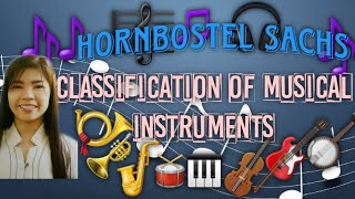 HORNBOSTEL SACHS CLASSIFICATION OF MUSICAL INSTRUMENTS  CHEONG KIM [upl. by Covell371]