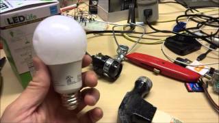 Dollar Tree 1 LEDlife 65 watt LED Bulb review and teardown 40 watt equiv [upl. by Greeley362]