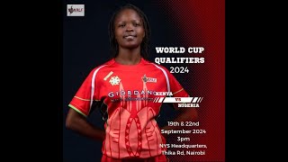 KENYA vs NIGERIA  WORLD CUP QUALIFIERS  2024 [upl. by Neyud]