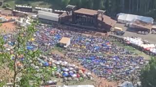 Telluride Bluegrass Festival from Owl Creek Trail 2022 [upl. by Alleunam]