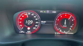 2018 Volvo XC40 T5 AWD AUT acceleration test 0120kmh and 0100kmh [upl. by Rodolphe]