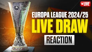 LIVE Europa League 202425 League Phase Draw  REACTION [upl. by Yehudi204]