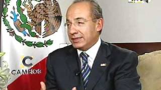 Entrevista a Felipe Calderon primera parte [upl. by Khalsa]