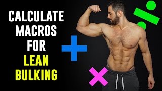 How to Calculate Macros For Lean Bulking In Less than 5 Minutes [upl. by Aleel]