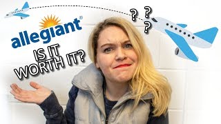 Flying Allegiant Air  My Experience and the Pros and Cons of flying a Budget Airline [upl. by Nadya]