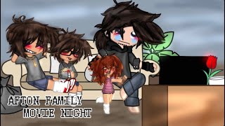 🍿 AFTON FAMILY MOVIE NIGHT  FNAF  FT Afton’s  Skit [upl. by Alitta]