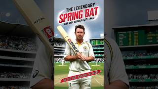 Story Of Spring Bat  India vs Aus 2003 World Cup Finals cricket [upl. by Prima739]