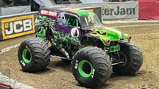 Monster Jam Hidalgo Tx Grave Digger Freestyle 2024 [upl. by Dranal]