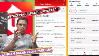 Telkomsel Mempunyai Banyak Jenis Paket Internet Murah I Review Lengkap Paket Data Telkomsel [upl. by Amena]