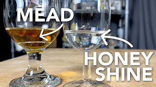 Comparing honey shine 45 ABV to the mead it was made from [upl. by Macguiness700]