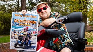 Pensioner makes hilarious calendar featuring mobility scooters  SWNS [upl. by Ttoille465]